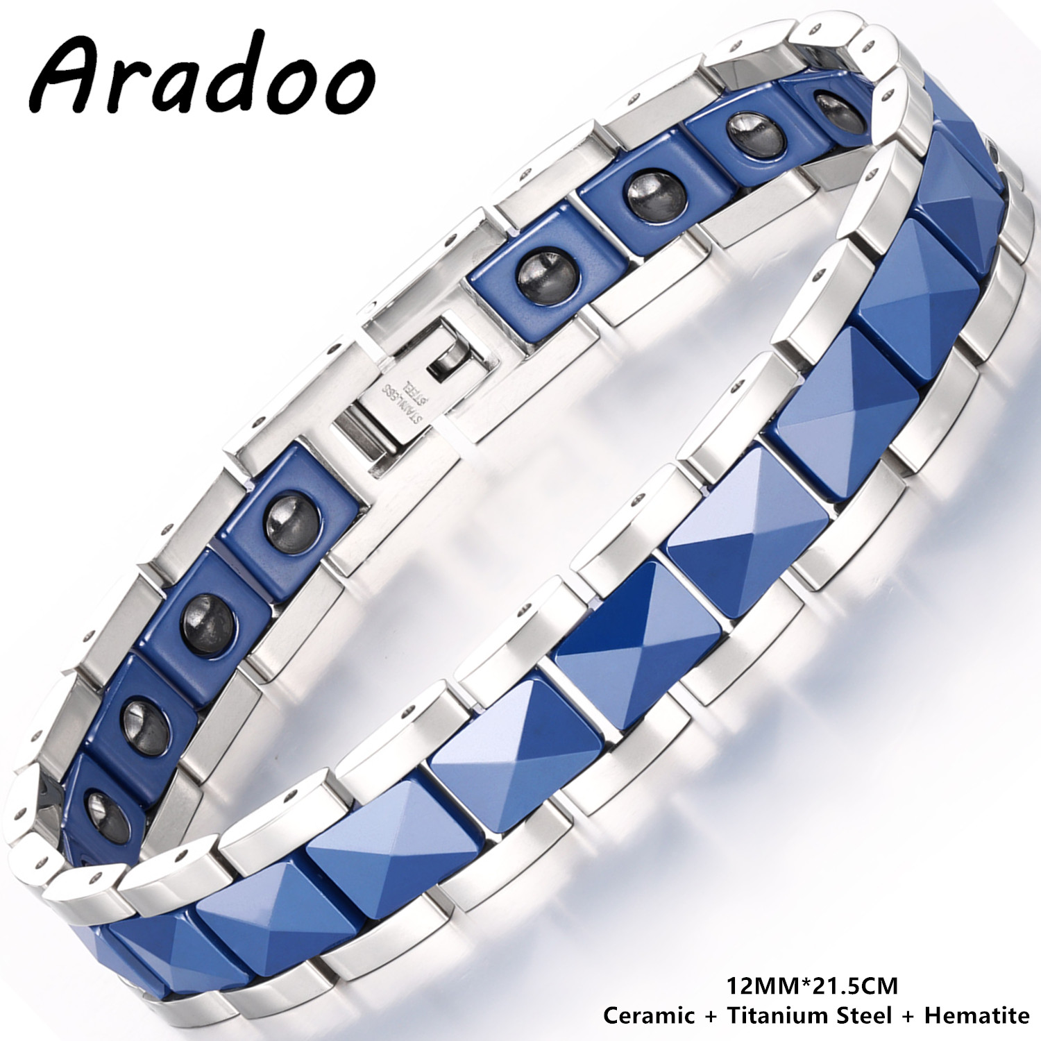 Ceramic Link Bracelet - ARADOO – Bracelet en céramique et