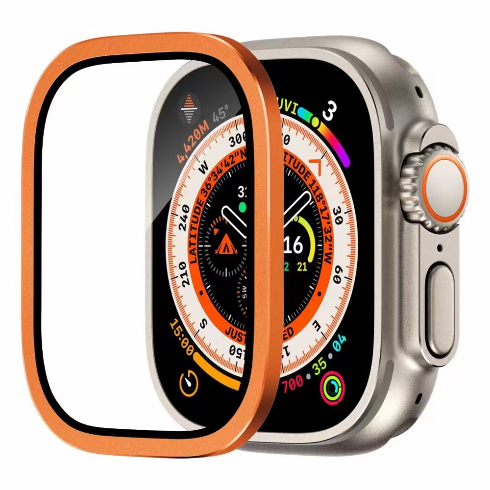 Smartwatch Case - Protecteur d'écran en verre trempé pour