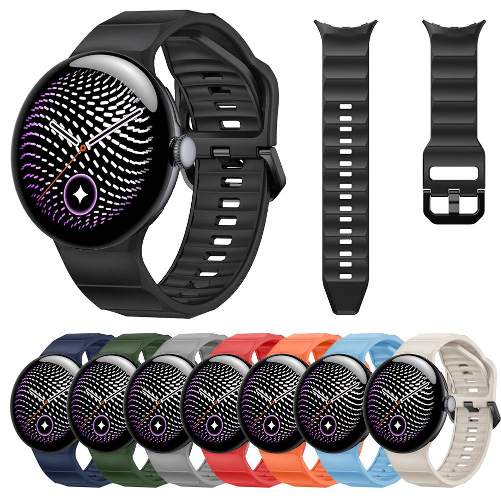 Smartwatch Nexus - Bracelet en silicone style vague pour