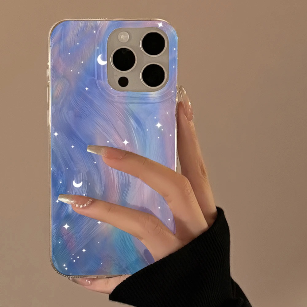 Samsung Galaxy A55 - Coque de téléphone rigide à paillettes
