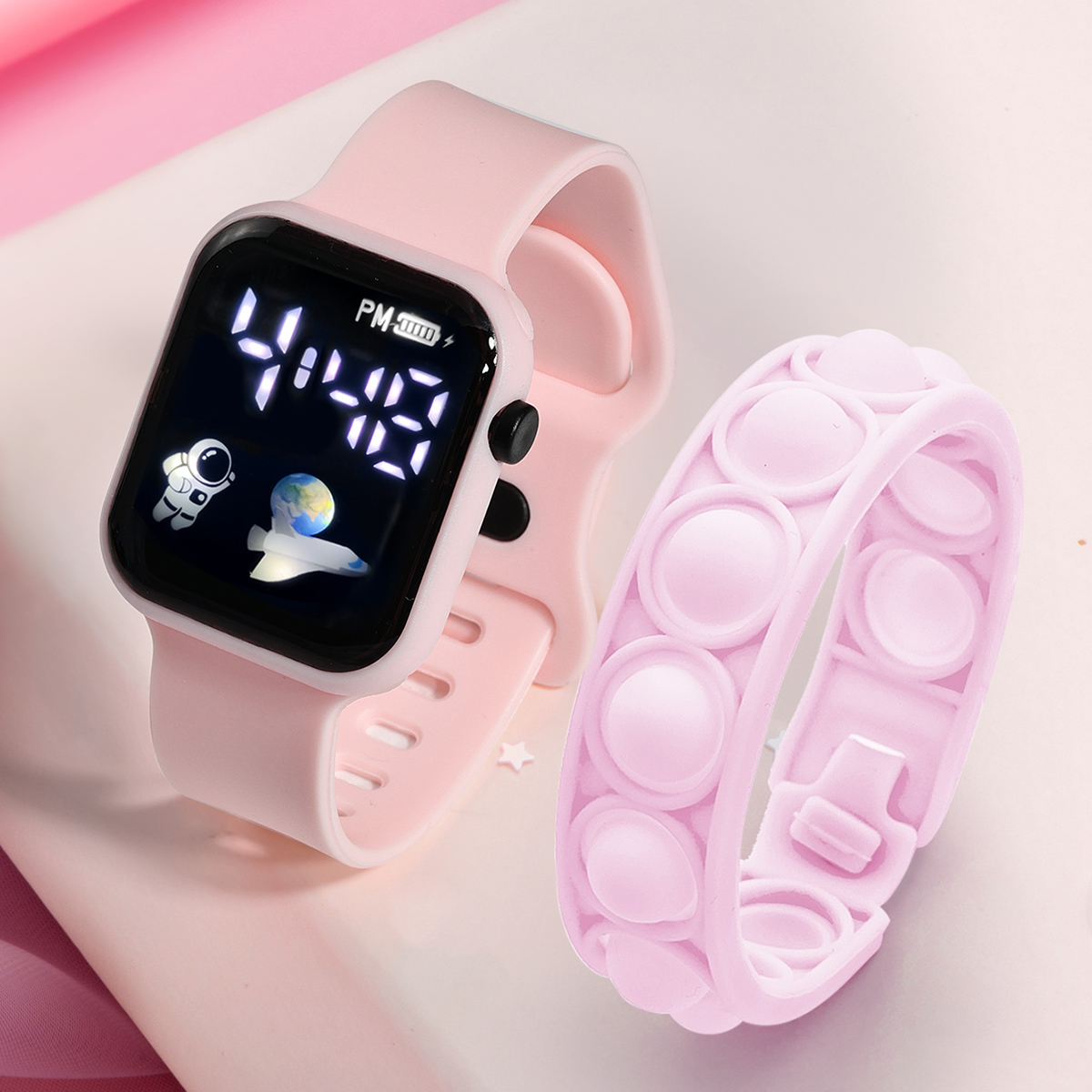 Smartwatch Touch - Bracelet de montre intelligente pour enfants,