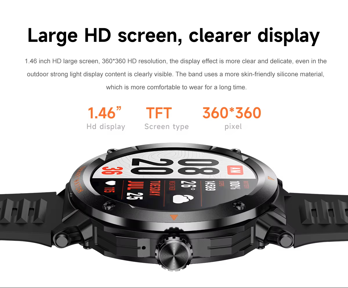 Montre intelligente NFC avec é - Smartwatch Headset avis et prix