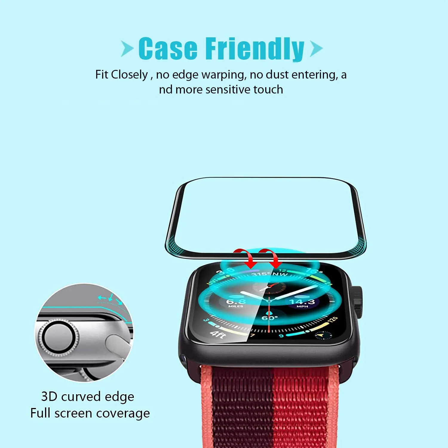 Protecteur d'écran en film tre - Smartwatch Case avis et prix