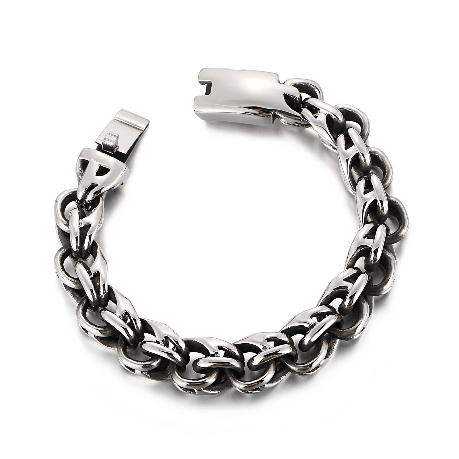 Bracelet en acier inoxydable p - Ceramic Link Bracelet avis et prix