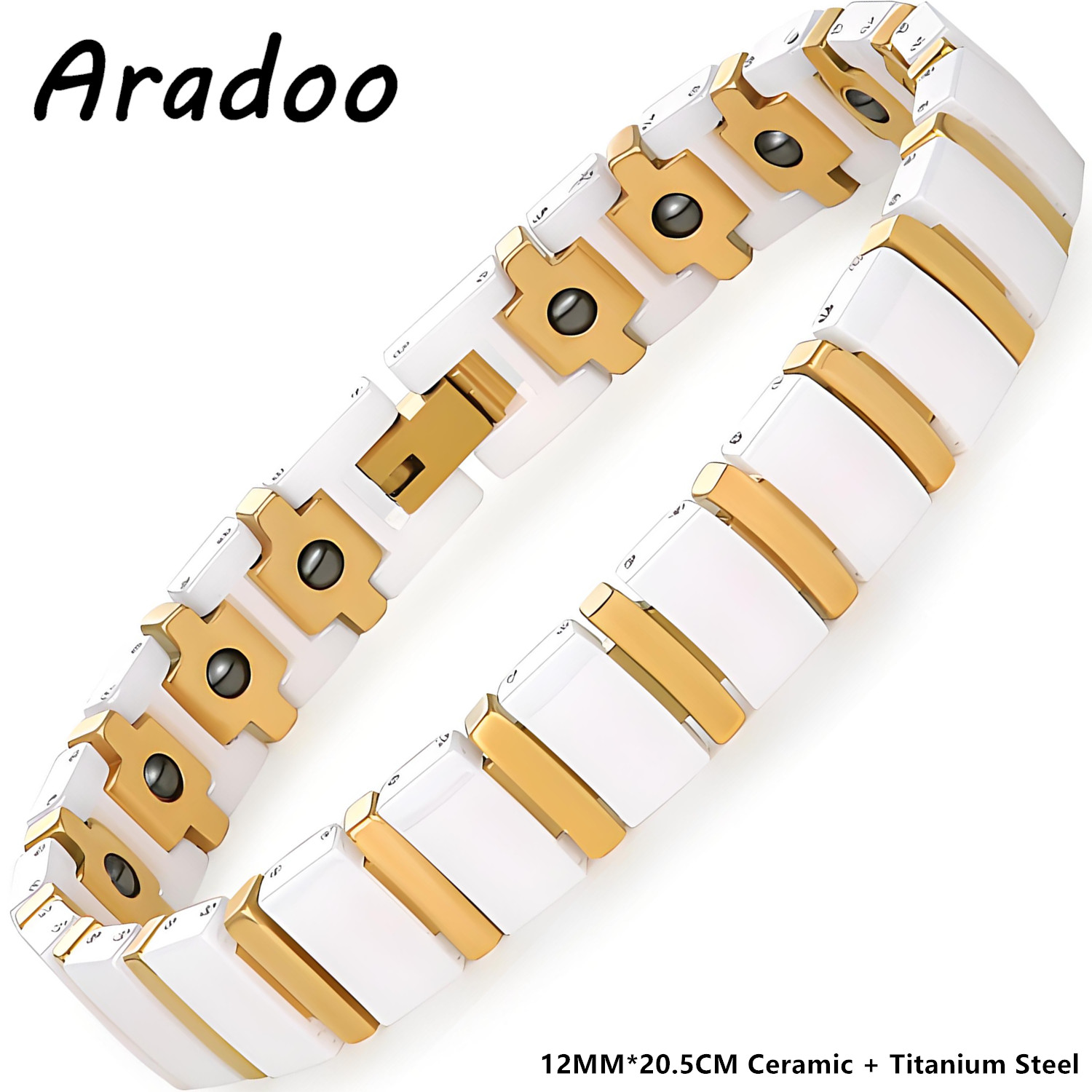 ARADOO – Bracelet en céramique - Ceramic Link Bracelet avis et prix