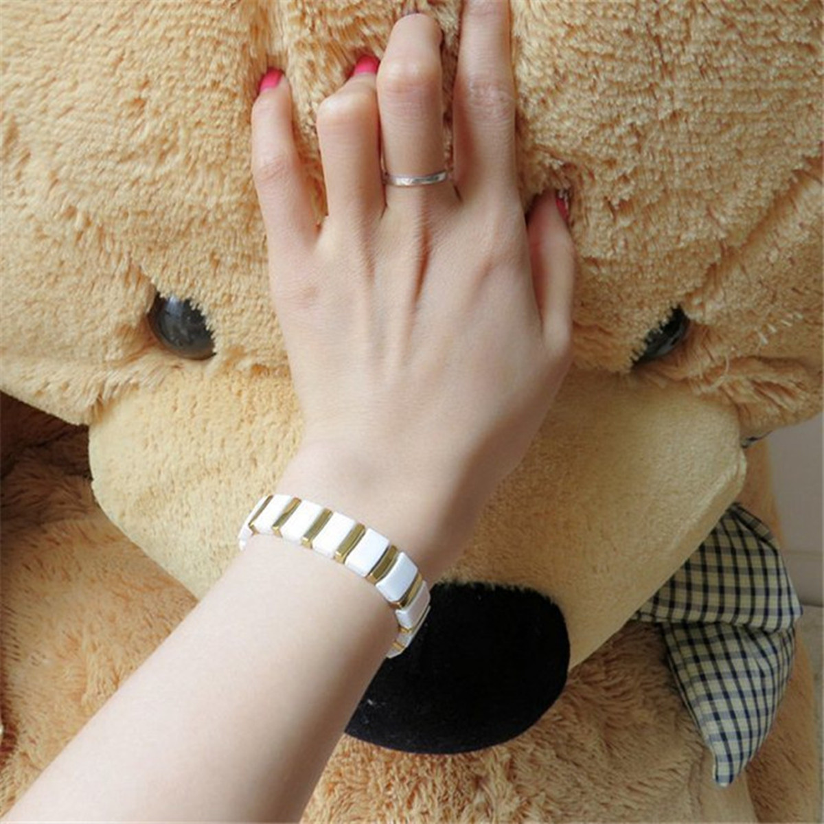 ARADOO – Bracelet en céramique - Ceramic Link Bracelet avis et prix