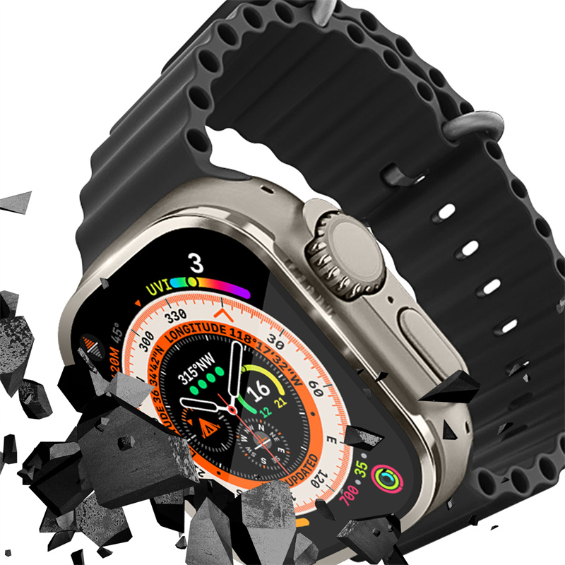 Coque en alliage et verre Guat - Smartwatch Case avis et prix